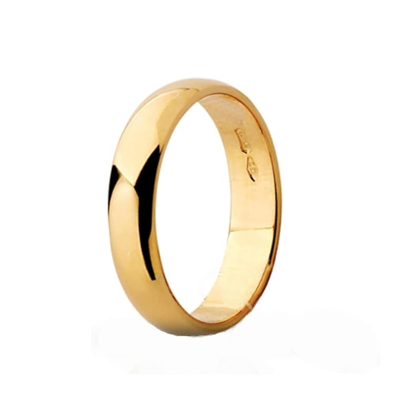Fede Matrimoniale Classica 6 Grammi Oro Giallo 18 kt  FCTR6CL  Fedi Classiche