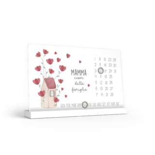 Calendario Perpetuo Mamma Mia L'angolo delle idee Mamma cuore della famiglia CLP_RT_210_MAM01   Idee regalo e Oggettistica Regalistica