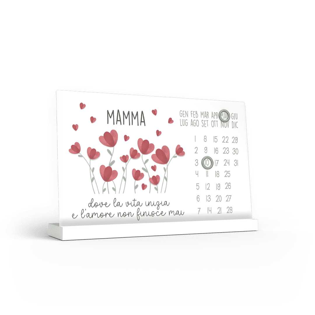Calendario Perpetuo Mamma Mia L'angolo delle idee Mamma dove l’amore inizia CLP_RT_210_MAM02