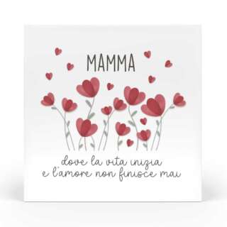 Formella Grande Mamma Mia L'angolo delle idee Mamma dove l’amore inizia FRM_QU_310_MAM02   Idee regalo e Oggettistica Regalistica