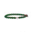 Bracciale Tamashii essenza in punta di luce agata verde BHS907-12  Bracciali a Sfere