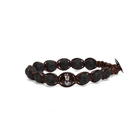Bracciale Tamashii LINEA 5 ELEMENTI Lava nera BHS906-98