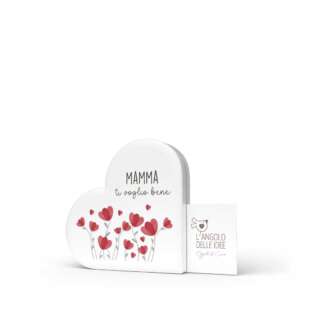 Portaricordi Cuore Mamma Mia L'angolo delle idee Mamma ti voglio bene PTR_CR_110_MAM01   Idee regalo e Oggettistica Regalistica
