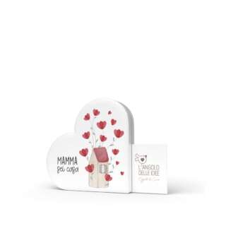 Portaricordi Cuore Mamma Mia L'angolo delle idee Mamma sei casa PTR_CR_110_MAM03   Idee regalo e Oggettistica Regalistica