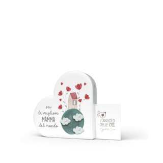 Portaricordi Cuore Mamma Mia L'angolo delle idee Mamma migliore del mondo PTR_CR_110_MAM04   Idee regalo e Oggettistica Regalistica