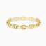 Bracciale kidult bangle dorato con elementi staffa Style 84 831242  Bracciali Rigidi