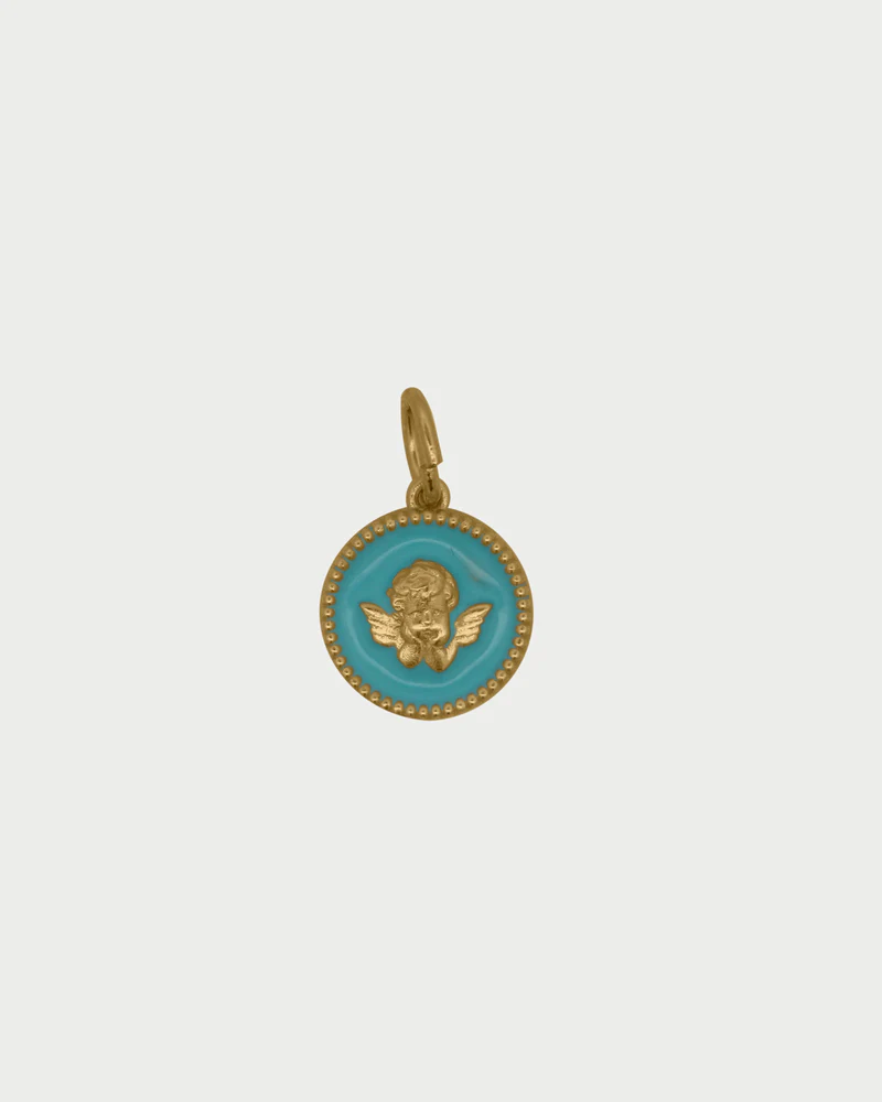 CharmBar Charm Medaglia Angelo Azzurro CB-LCN 99