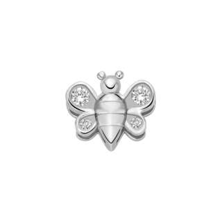 Elements Ape in oro bianco e diamanti ECF10268.002  Elementi per Bracciali
