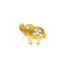 Elefantino in oro giallo e diamanti Elements DonnaOro ECF10404.002  Animali
