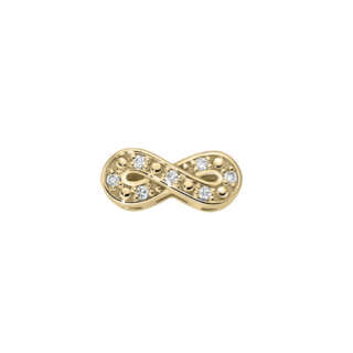 Elements Infinito in Oro giallo e Diamanti ECF12962.003  Elementi per Bracciali
