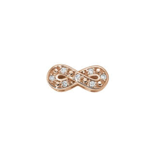 Elements Infinito in Oro rosa e Diamanti ECF12964.003  Elementi per Bracciali