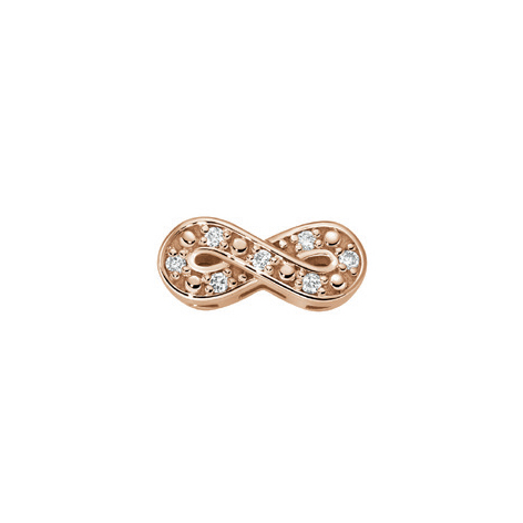 Elements Infinito in Oro rosa e Diamanti ECF12964.003