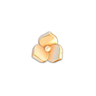 Elements Fiore 3D in oro giallo ECF11417  Elementi per Bracciali