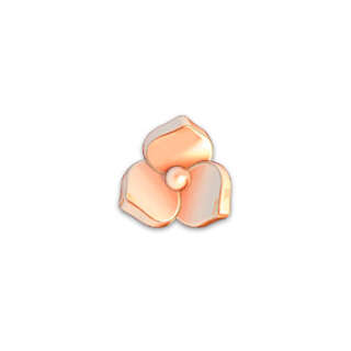 Elements Fiore 3D in oro rosa ECF11419  Elementi per Bracciali