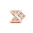 Elements donna oro geometrie in oro rosa e diamanti ECF11721.002  Elementi per Bracciali