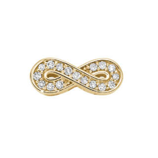 Elements Infinito oro giallo diamanti ECF11414.006  Elementi per Bracciali