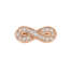 Elements Infinito oro rosa diamanti ECF11416.006  Elementi per Bracciali