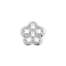 Elements Petali 3D in oro bianco e diamanti ECF11460.003  Elementi per Bracciali