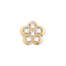 Elements Petali 3D in oro giallo e diamanti ECF11459.003  Elementi per Bracciali