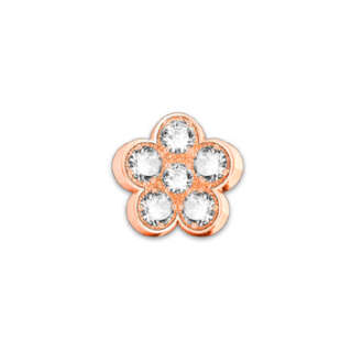 Elements Petali 3D in oro rosa e diamanti ECF11461.003  Elementi per Bracciali