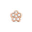 Elements Petali 3D in oro rosa e diamanti ECF11461.003  Elementi per Bracciali