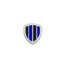 Elements Scudetto Inter in oro bianco ECF11478  Elementi per Bracciali