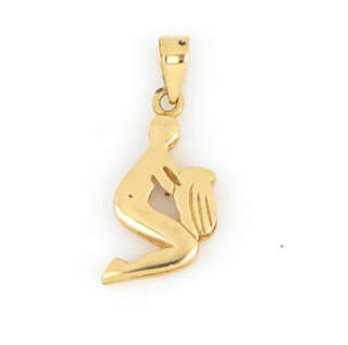 Pendente segno zodiacale acquario in oro giallo18 kt ACQ04    Ciondoli e Pendenti Outlet Orologi e Gioielli Pendenti