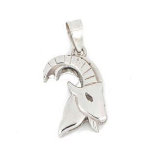 Pendente segno zodiacale capricorno in oro bianco 18 kt CAP24    Ciondoli e Pendenti Outlet Orologi e Gioielli Pendenti