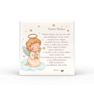 Calamita Quadrata L'angolo delle idee Dolci Preghiere – Padre Nostro CAL_QU_21O_DPRO2  Idee regalo e Oggettistica