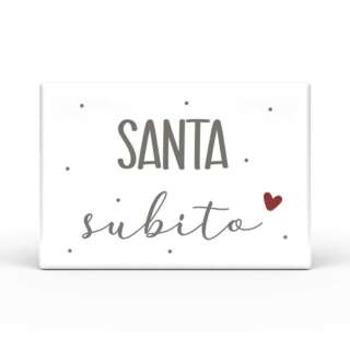 Calamita Rettangolare L'angolo delle idee Parole Sante – Santa subito CAL_RT_210_PRS04  Idee regalo e Oggettistica