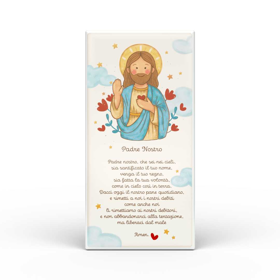 Calamita Rettangolare L'angolo delle idee Dolci Preghiere – Padre Nostro CAL_RV_21O_DPR03