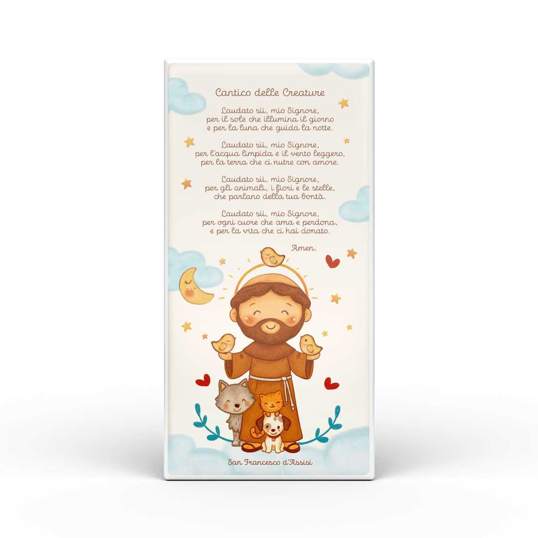 Calamita Rettangolare L'angolo delle idee Dolci Preghiere – Cantico delle creature CAL_RV_21O_DPR05