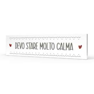 Quadro Orizzontale L'angolo delle idee Medio Parole Sante – Devo stare molto calma QUA_RT_210_PRS03  Quadri