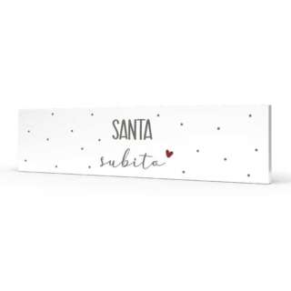 Quadro Orizzontale L'angolo delle idee Medio Parole Sante – Santa subito QUA_RT_210_PRS04  Quadri