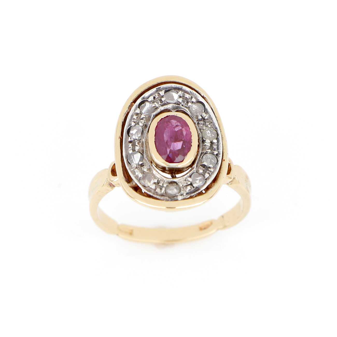 Anello Stile Antico Vintage con Rubino ref. ZP-48/26A  Anelli