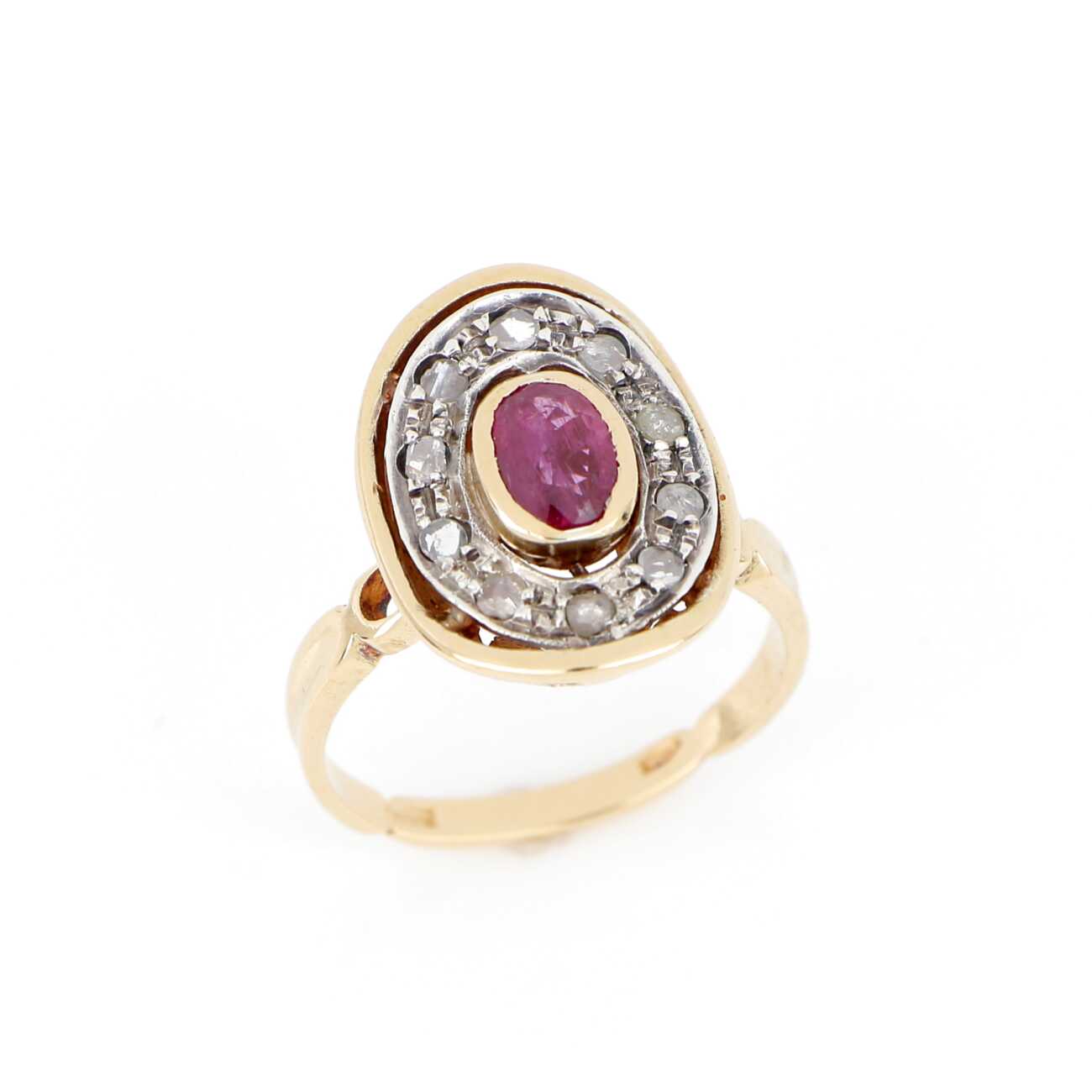 Anello Stile Antico Vintage con Rubino ref. ZP-48/26A - immagine 3