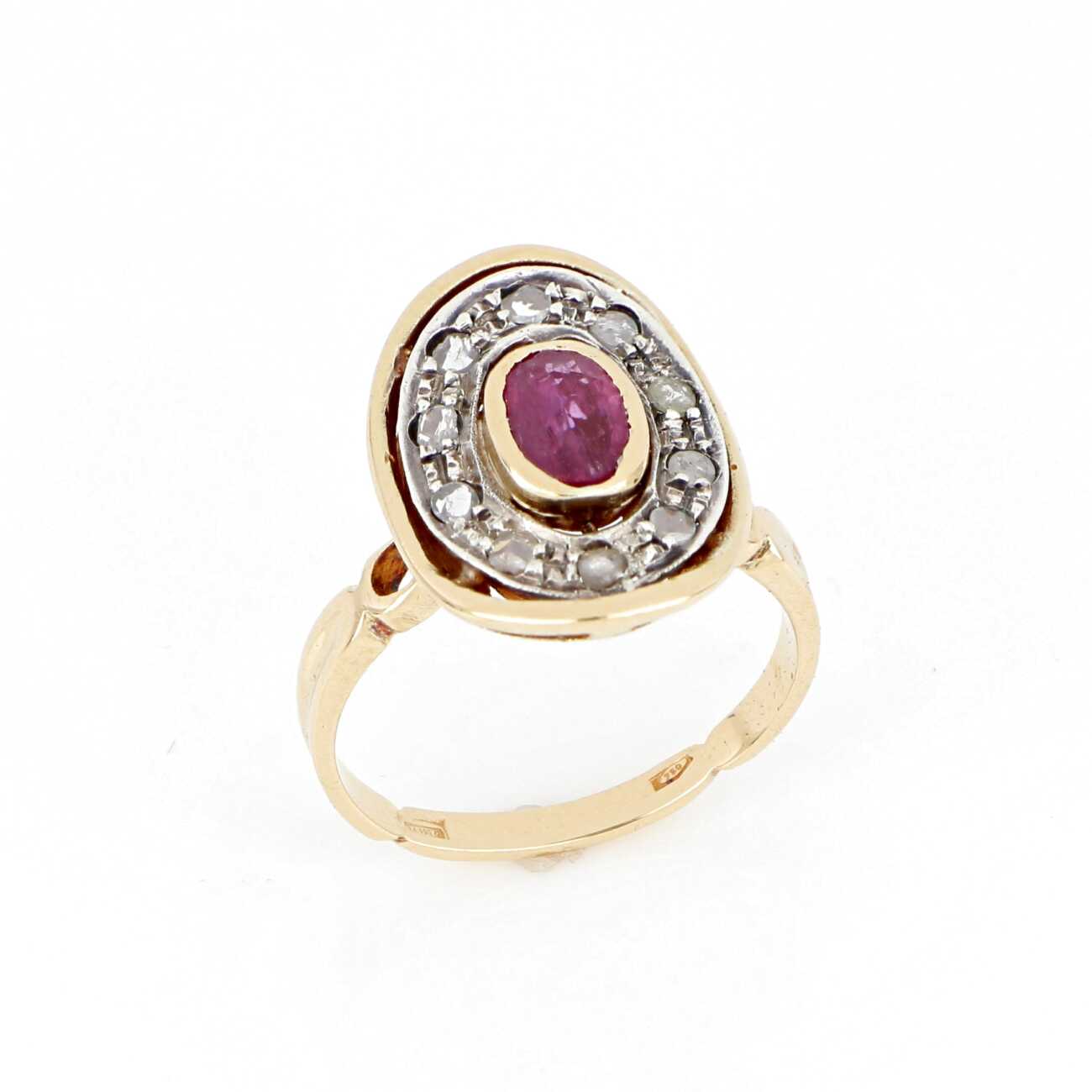 Anello Stile Antico Vintage con Rubino ref. ZP-48/26A - immagine 4