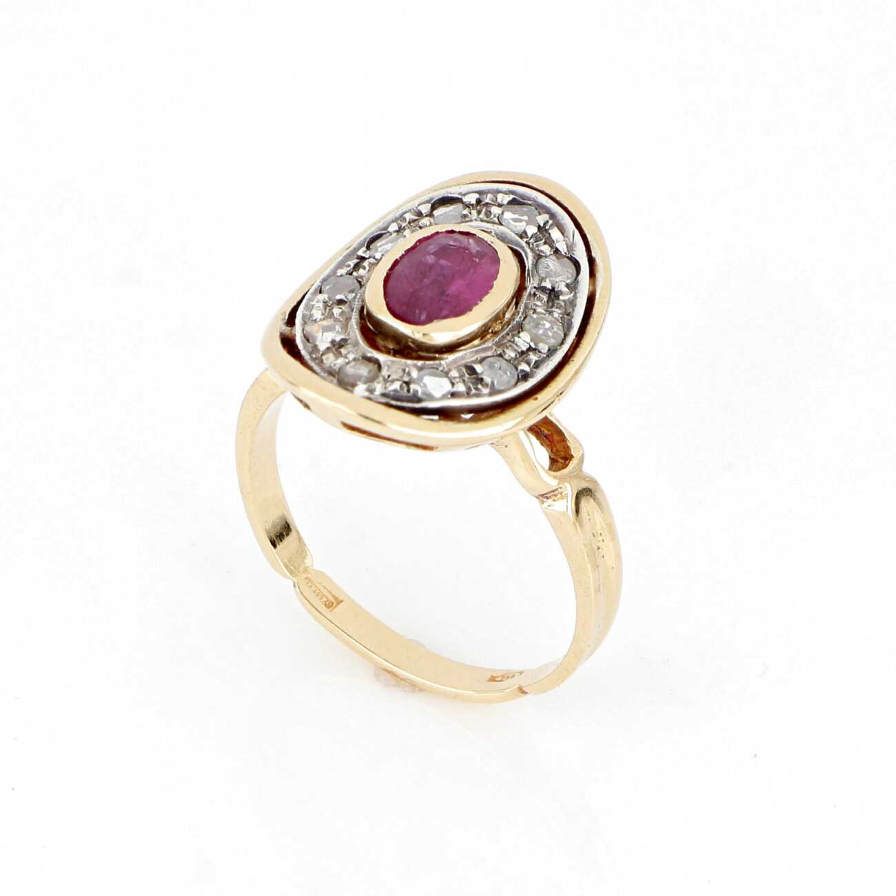 Anello Stile Antico Vintage con Rubino ref. ZP-48/26A - immagine 2