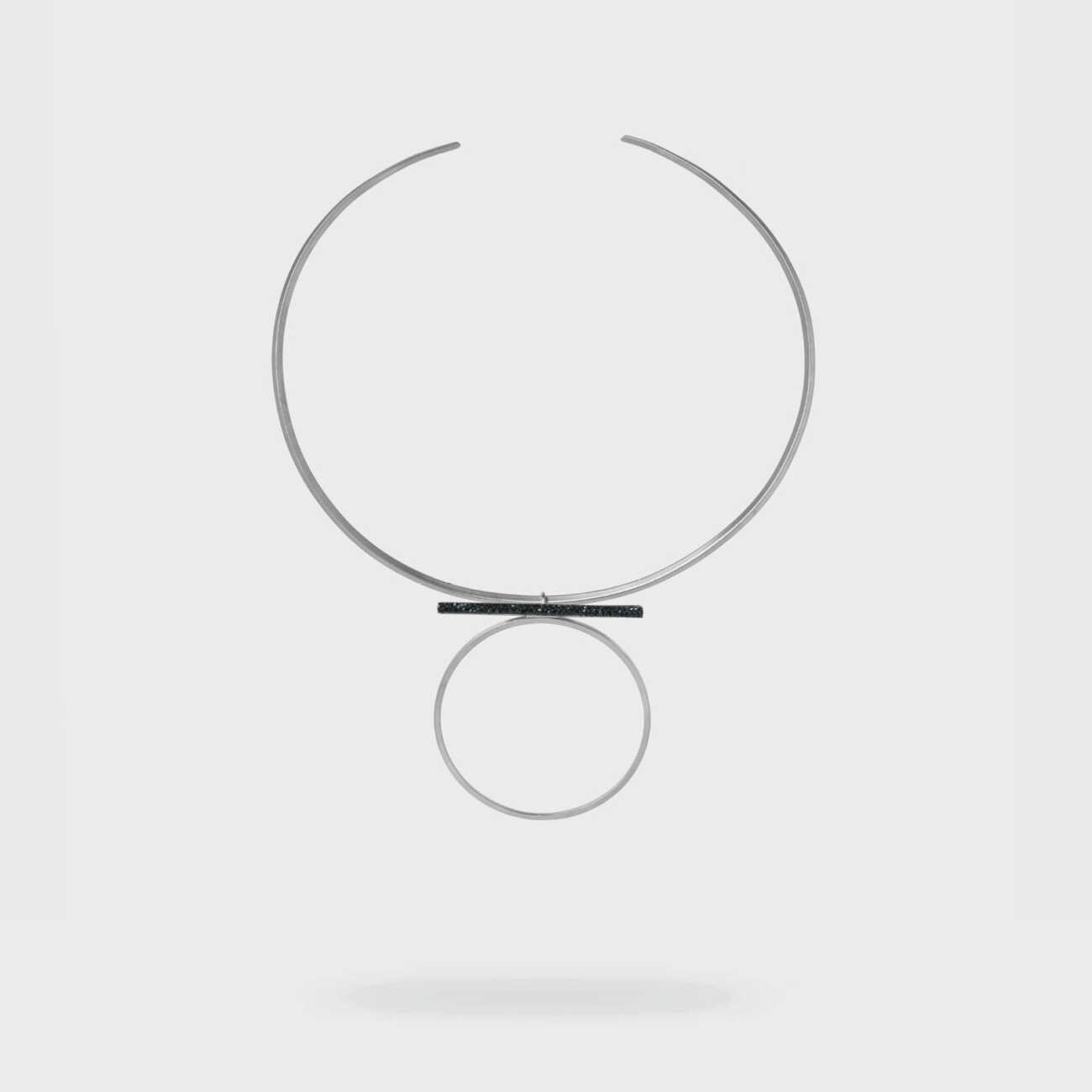 Collana Katerina Vassou placcata in argento con cristalli Swarovski 404700S