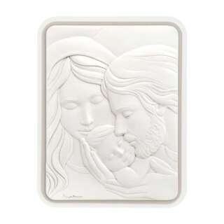 BONGELLI PREZIOSI capezzale sacra famiglia cornice nocciola bianco  ME1628/2RO   Idee regalo e Oggettistica Quadri