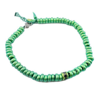 Bracciale Mano j in titanio color verde e diamanti neri ABR4019 Bracciali Bracciale Mano j in titanio color verde e diamanti neri ABR4019 Bracciali