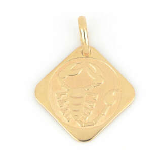 Medaglia con segno zodiacale scorpione in oro giallo 18 kt SCO31    Ciondoli e Pendenti Outlet Orologi e Gioielli Pendenti