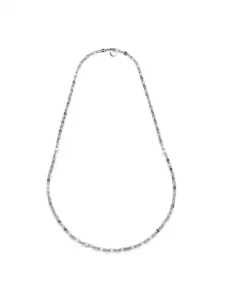 Collana lunga unoaerre maglia marina argentata 016EXH0154000-2651  Collane Lunghe
