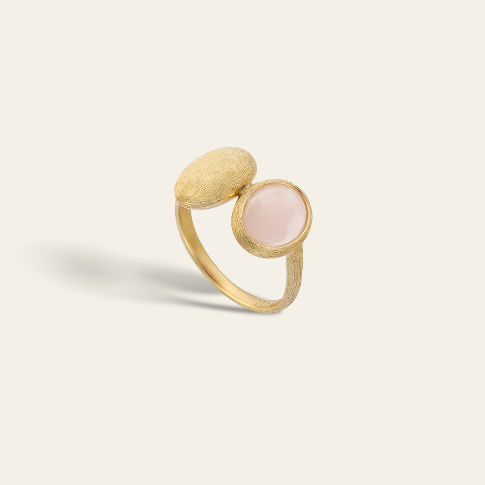 Anello bilogy Italo Bottene collezione opalia con opale rosa IB-2001-AN-YYGOOP  Anelli