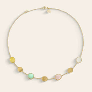 Collana Italo Bottene collezione opalia con con opali e quarziti  IB-2002-GL-YYGOOP-045  Girocolli
