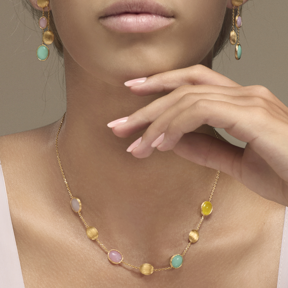 Collana Italo Bottene collezione opalia con con opali e quarziti IB-2002-GL-YYGOOP-045 - immagine 2