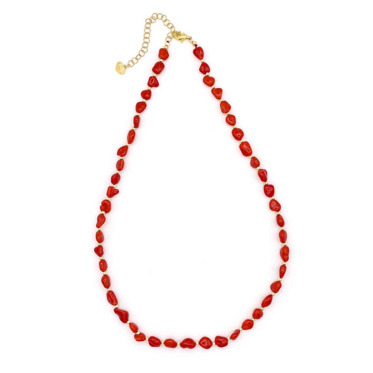Collana IO&TE Capri in argento e corallo naturale CLCPTCODO