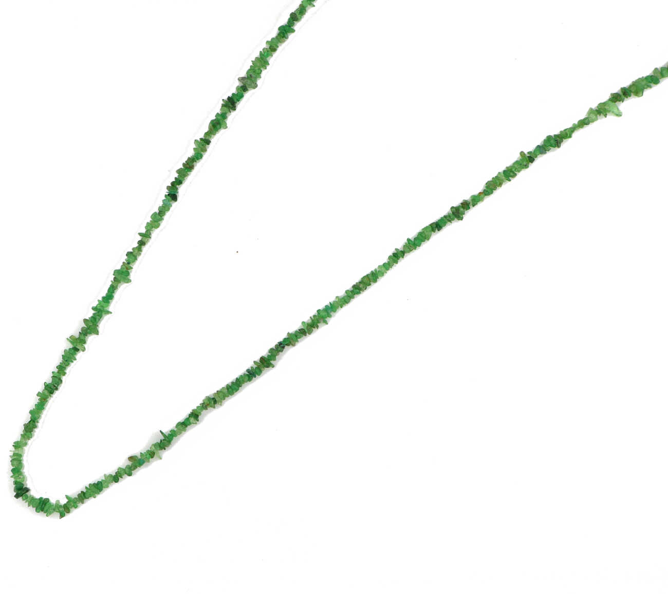 Collana lunga in argento e tsavorite VNI012  Collane Lunghe