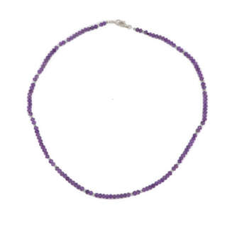Collana in argento con ametista BLD071  Girocolli