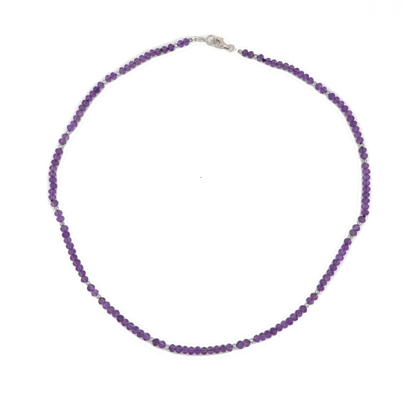 Collana in argento con ametista BLD071  Girocolli